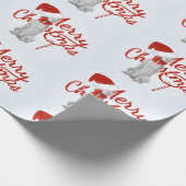 MERRY CHRISTMAS WEIMARANER WRAPPING PAPER CADEAUPAPIER (Hoek)