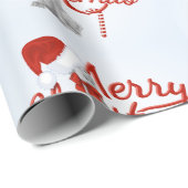MERRY CHRISTMAS WEIMARANER WRAPPING PAPER CADEAUPAPIER (Rol Hoek)