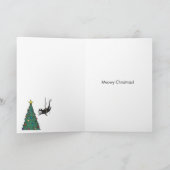 Merry Christmas Wenskaart - Cat Proof Tree Kaart (Binnen)