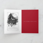 MERRY CHRISTMAS WENSKAART KAART (Binnen)