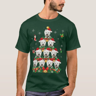 Merry Christmas Westie Dog Santa Tree Pajama Sweat T-shirt