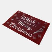 Merry Christmas Whisk Deurmat (Schuin)