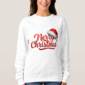 Merry Christmas White sweatshirt gift (Voorkant)