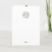 Merry Christmas Wife Greatest Gift Ornaments Kaart (Achterkant)