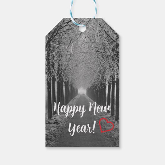 Merry Christmas winter, Cadeaulabel (Achterkant)