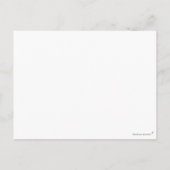 Merry Christmas Winter Gingerbread Man Card Briefkaart (Achterkant)