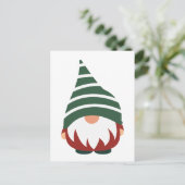 MERRY CHRISTMAS | Winter Holiday Gnome Briefkaart (Staand voorkant)