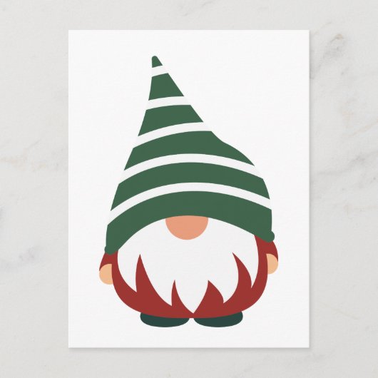 MERRY CHRISTMAS | Winter Holiday Gnome Briefkaart (Voorkant)