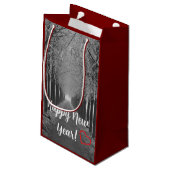 Merry Christmas winter, Klein Cadeauzakje (Achterkant Gekanteld)