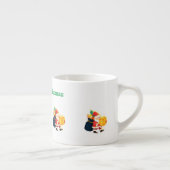 Merry Christmas Wishes Tekst Gedrukt Specialty Nic Espresso Kop (Rechts)