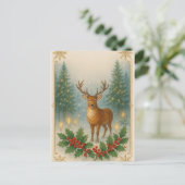 Merry Christmas with lots of love. Briefkaart (Staand voorkant)