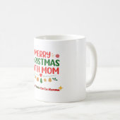 Merry Christmas With Mom – Bilingual Holiday Koffiemok (Voorkant rechts)