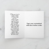 merry Christmas with playful Santa and Reindeer Feestdagen Kaart (Binnen)