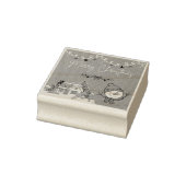 Merry Christmas Wood Art Stamp Rubberstempel (Stempel)