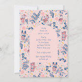 Merry Christmas Woodland Friends in Winter Forest  Kaart (Achterkant)