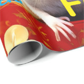 Merry Christmas Wrapping Family Love Mouse  Cadeaupapier (Rol Hoek)