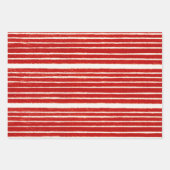 MERRY CHRISTMAS Wrapping Paper Flat Sheet Set van  (Voorkant 3)