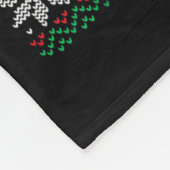 Merry Christmas Ya Filthy Liberal Ugly Knit  Fleece Deken (Hoek)