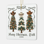 Merry Christmas Y'all Christmas Tree Ornament (Links)
