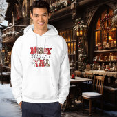Merry Christmas Y'all Pullover Hooded Sweatshirt