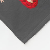 Merry Christmas Y'all Santa Crochet Knitting Quilt Fleece Deken (Hoek)