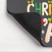 Merry Christmas Y'all Santa Crochet Knitting Quilt Muismat (Hoek)