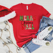 Merry Christmas Y'all T-shirt voor dames