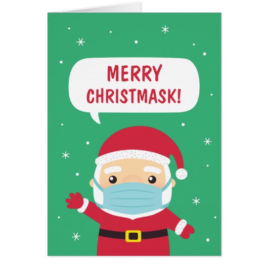 Merry Christmask, Funny Kerstkerstkerstman 2020 (Voorkant)