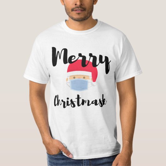 Merry Christmask Quarantined Kerstmis 2020 Shirt (Voorkant)