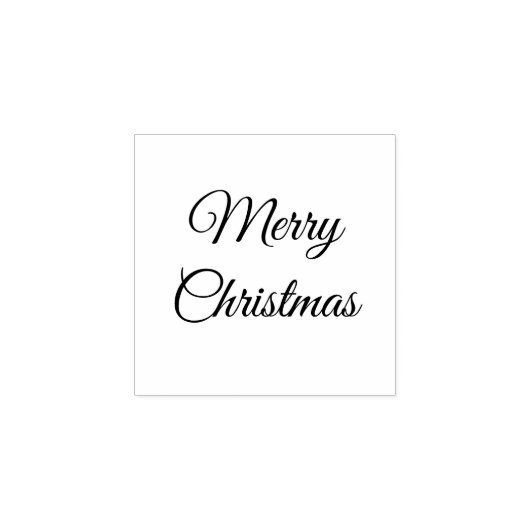 Merry christmass rubberstempel (Afrduk)