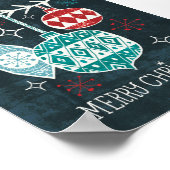 Merry Christmastime Ornaments Poster (Hoek)