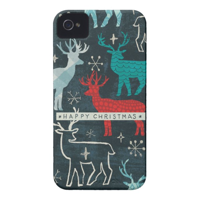 Merry Christmastime Reindeer Case-Mate iPhone Case (Achterkant)