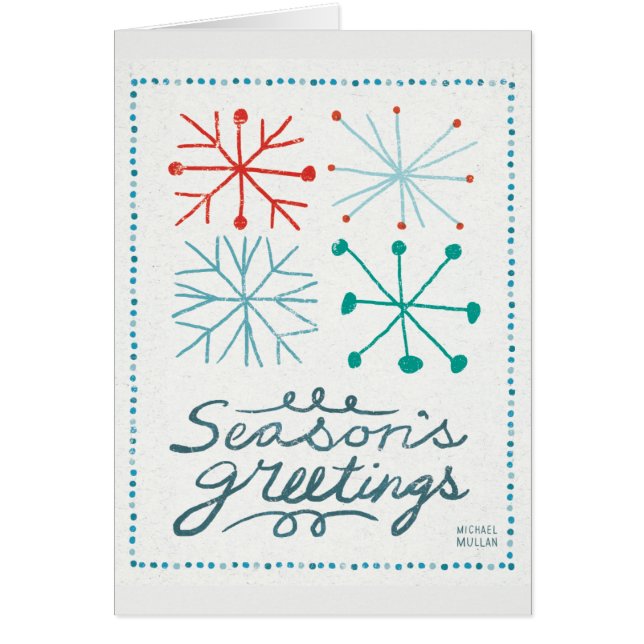 Merry Christmastime Snowflakes (Voorkant)