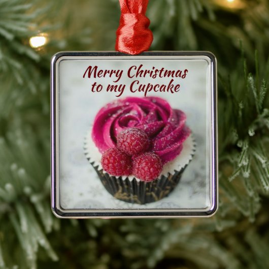 **MERRY CHRISTMASTO MY CUPCAKE* ORNAMENT (Boom)