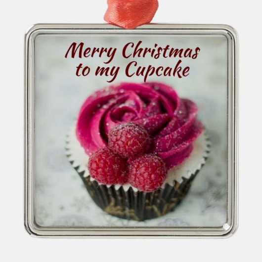 **MERRY CHRISTMASTO MY CUPCAKE* ORNAMENT (Voorkant)