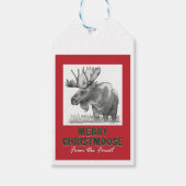 Merry Christmoose Cadeaulabel (Voorkant)