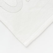 Merry Christmoose Christmas Tree Lights Santa Hat Fleece Deken (Hoek)