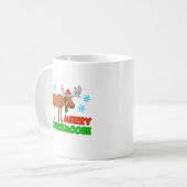Merry Christmoose Cute Holiday Pun Koffiemok (Voorkant links)