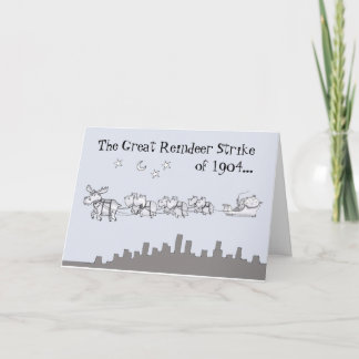 Merry Christmoose Feestdagen Kaart