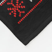 Merry Christmoose Funny Christmas Moose Sweater An Fleece Deken (Hoek)