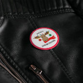 Merry Christmoose Funny Kerstmis Ronde Button 3,2 Cm