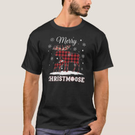 Merry Christmoose, Funny Rustic Christmas T-shirt