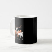 Merry Christmoose Happy New Deer T Shirt Koffiemok (Voorkant links)