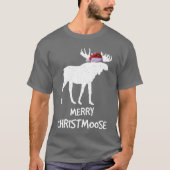 Merry Christmoose I Love Moose Gifts for Moose Lov T-shirt (Voorkant)