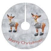 Merry Christmoose met een pet Kerstboom Rok (Voorkant)
