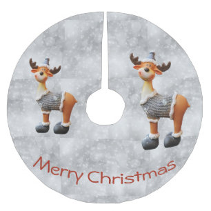 Merry Christmoose met een pet Kerstboom Rok