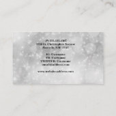 Merry Christmoose met een pet Visitekaartje (Achterkant)