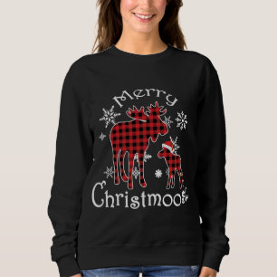 Merry Christmoose Moose Buffalo Red Play Christma Trui