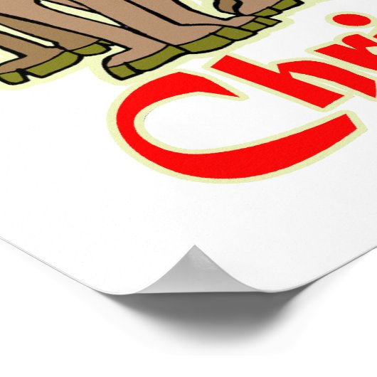 Merry Christmoose Poster (Hoek)