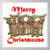 Merry Christmoose Poster (Voorkant)